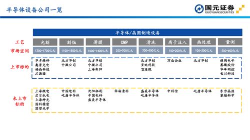 国元证券 半导体设备投资地图